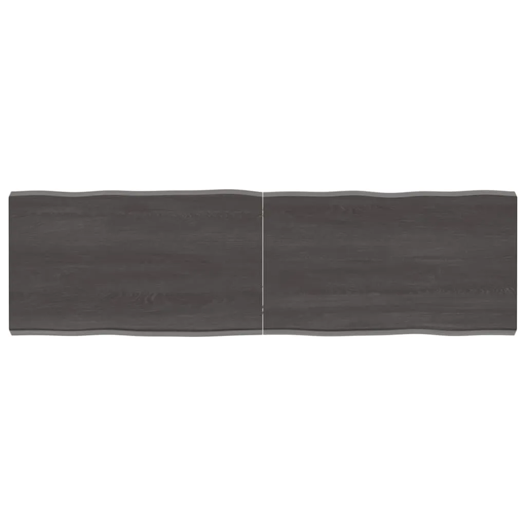Tavola Legno Massiccio 140x40x4 cm Bordo Albero per Fai-da-Te
