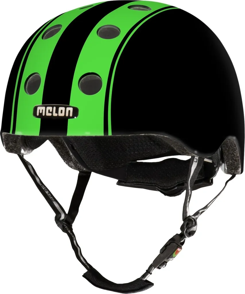 Casque Melon Urban Active léger et ventilé Vert Noir Mat XL-XXL 60cm