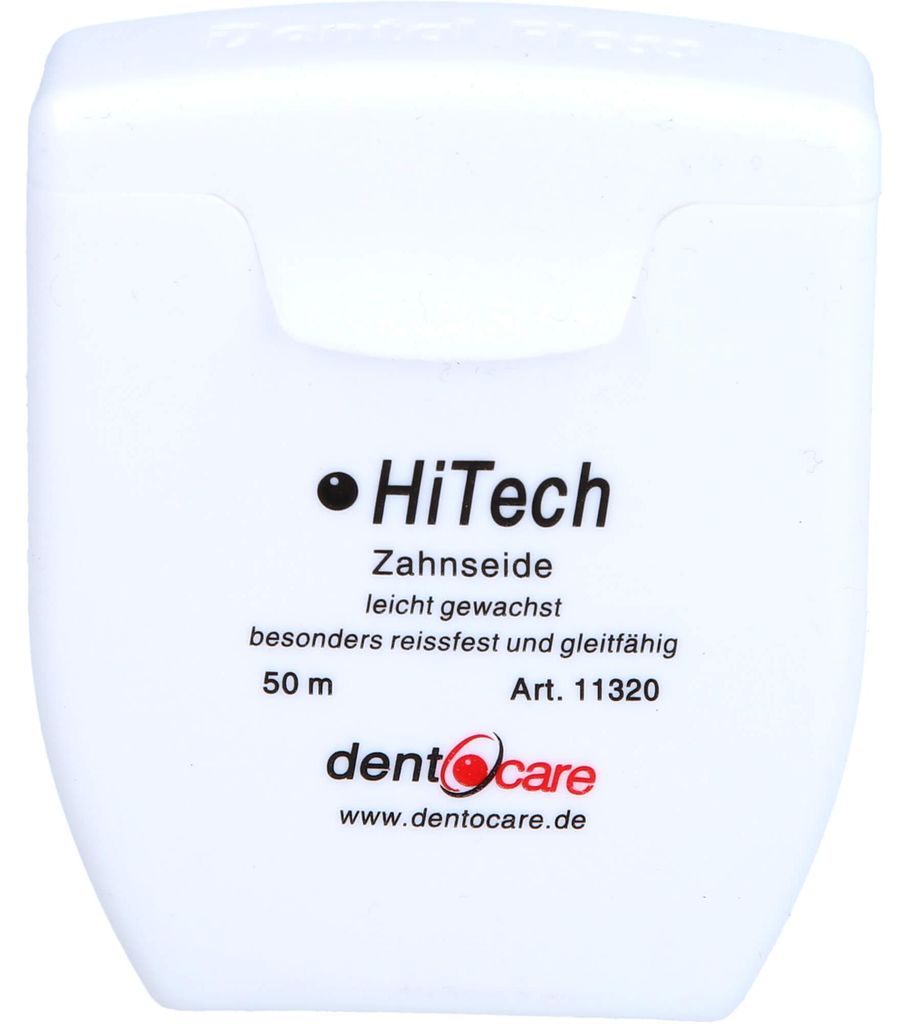 dentocare Hi Tech Zahnseide leicht gewachst 50 m, 1 St. Zahnseide
