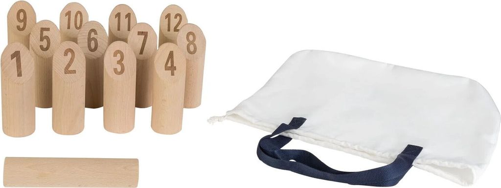 Playtive Holzoutdoorspiel Echtholz Spielzeug f. Draußen mit Nummern