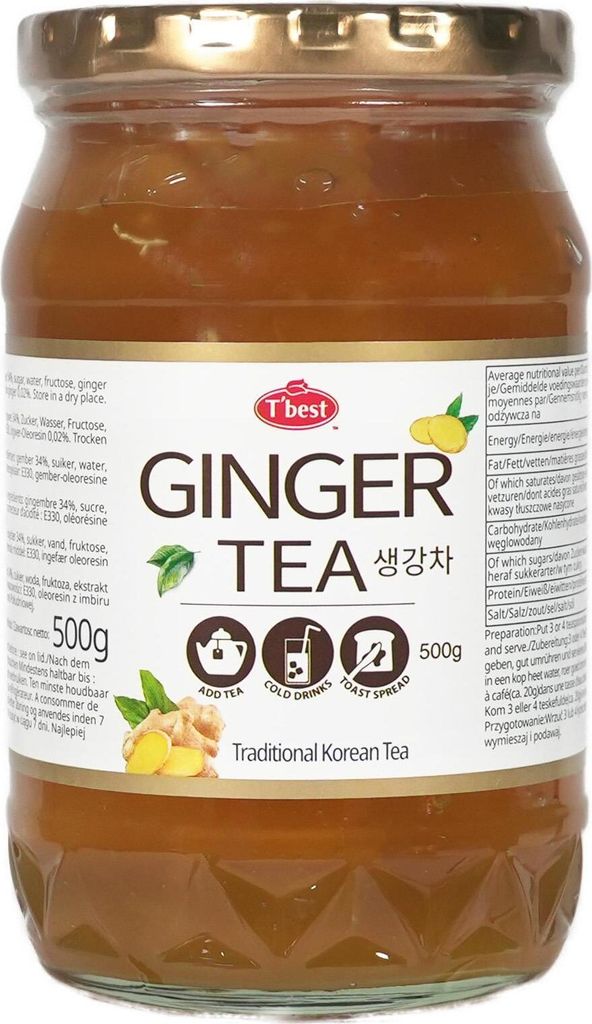 T'best | Koreanischer Tee Mit Ingwer - 500g - Süßes Aroma - Produktbild 