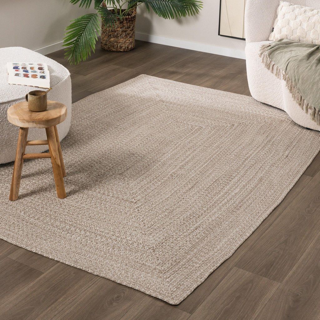 Outdoor Jute Teppich - Bali Beige - 160x230 cm - Wohnzimmer, Esszimmer, Balkon, Garten, Terrasse - FRAAI | Home & Living - Boho, Ländlich