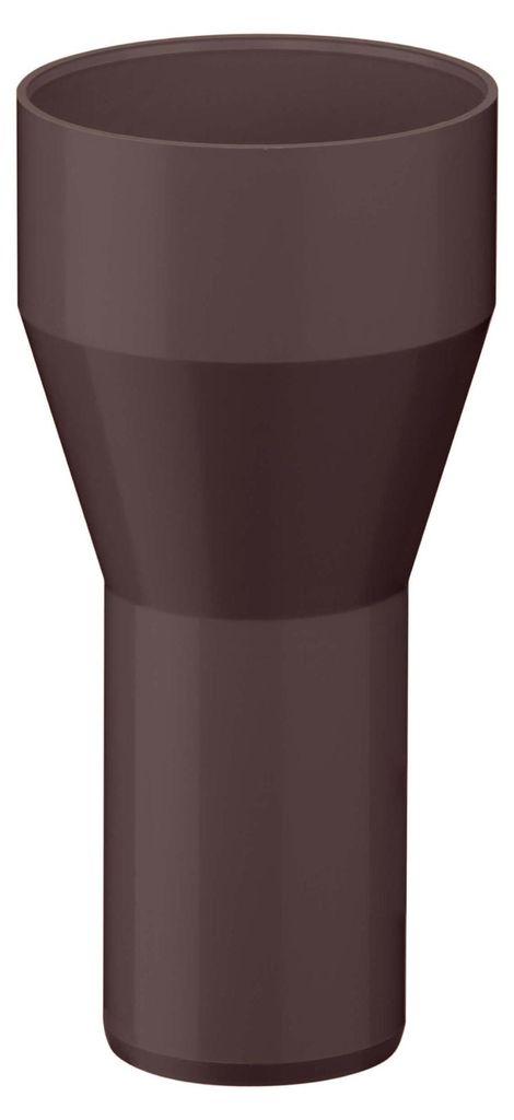 INEFA Reduzierstück Fallrohr, PVC DN100/75 Dunkelbraun Produktbild 