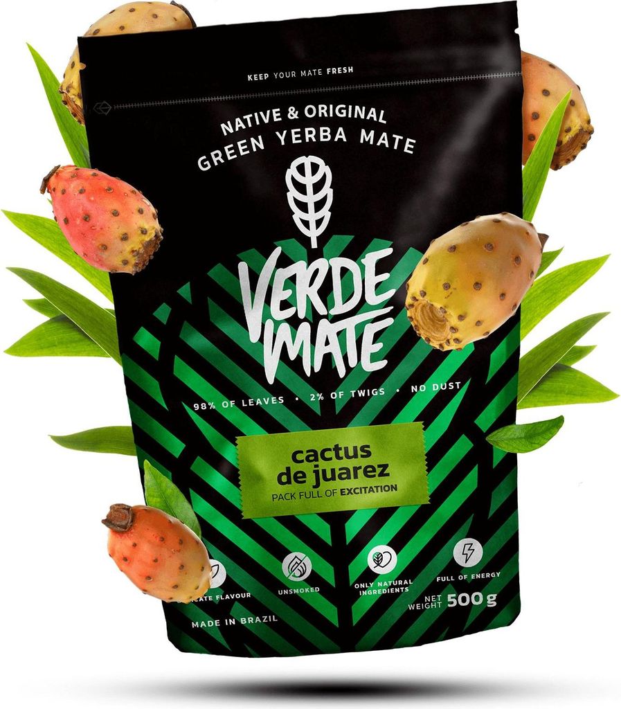 Verde Mate - Mate Tee Cactus 500g - Dicke Blätter 5 mm Produktbild 