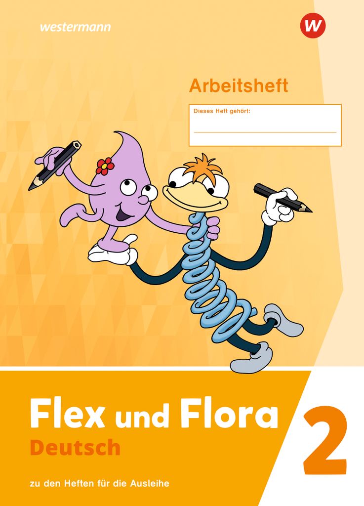 Flex und Flora 2. Arbeitsheft 2: zur Ausleihe-Version Immagine del prodotto 