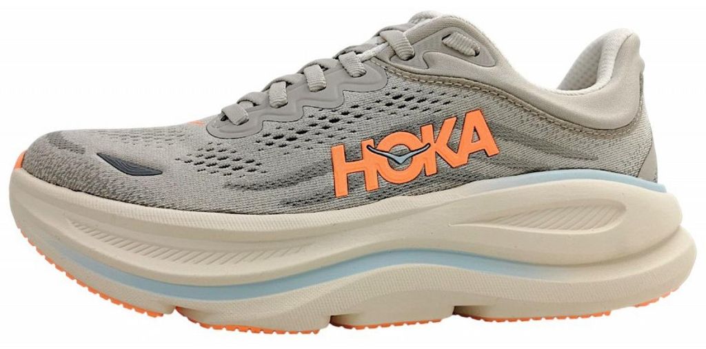 Hoka W Bondi 9 Sportschuhe Damen Laufschuhe Grau Sport Productafbeelding 
