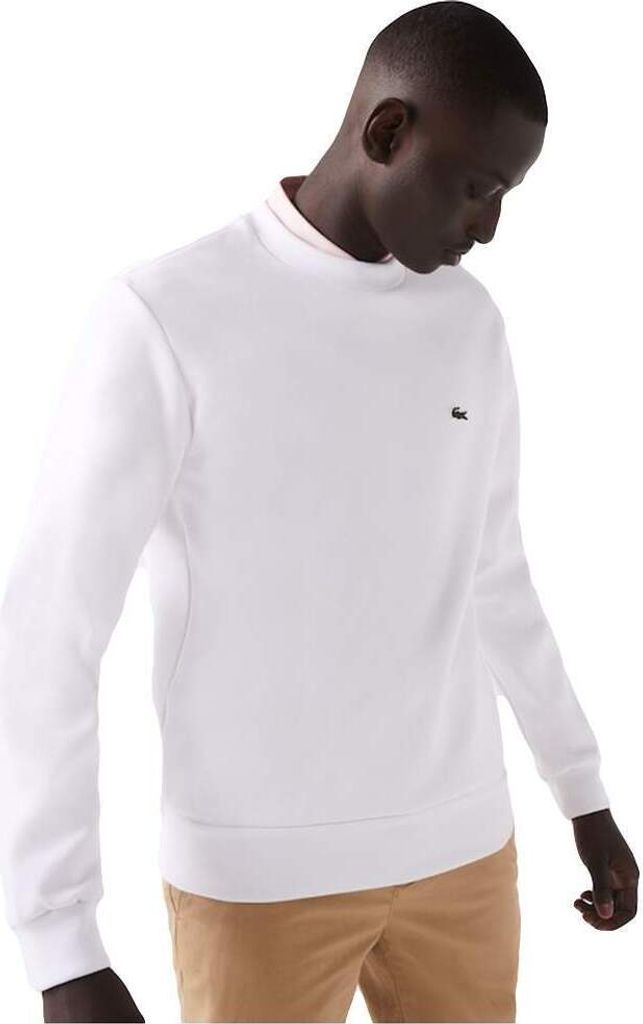 Lacoste Bio Baumwolle Fleece Crew Pullover Herren Produktbild 16