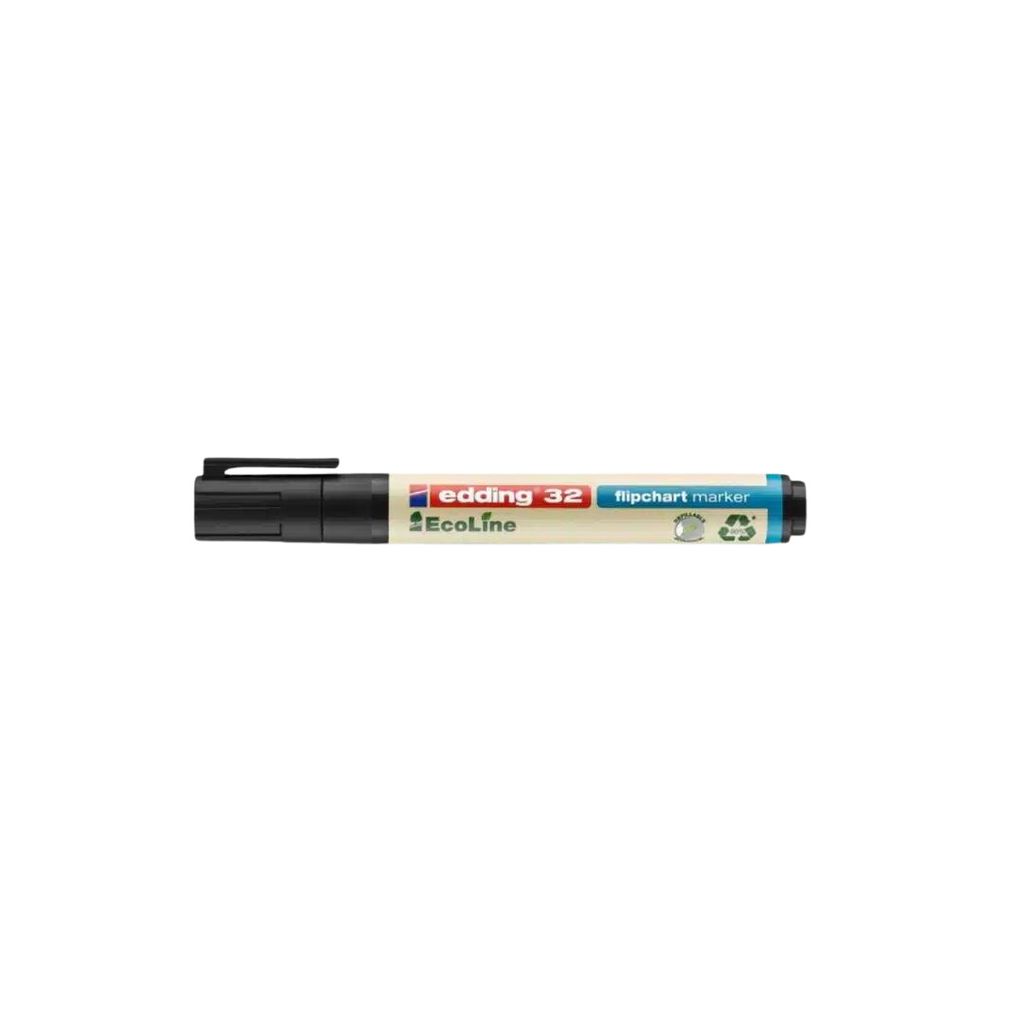 32 EcoLine Flipchartmarker 10 Stk Schwarz