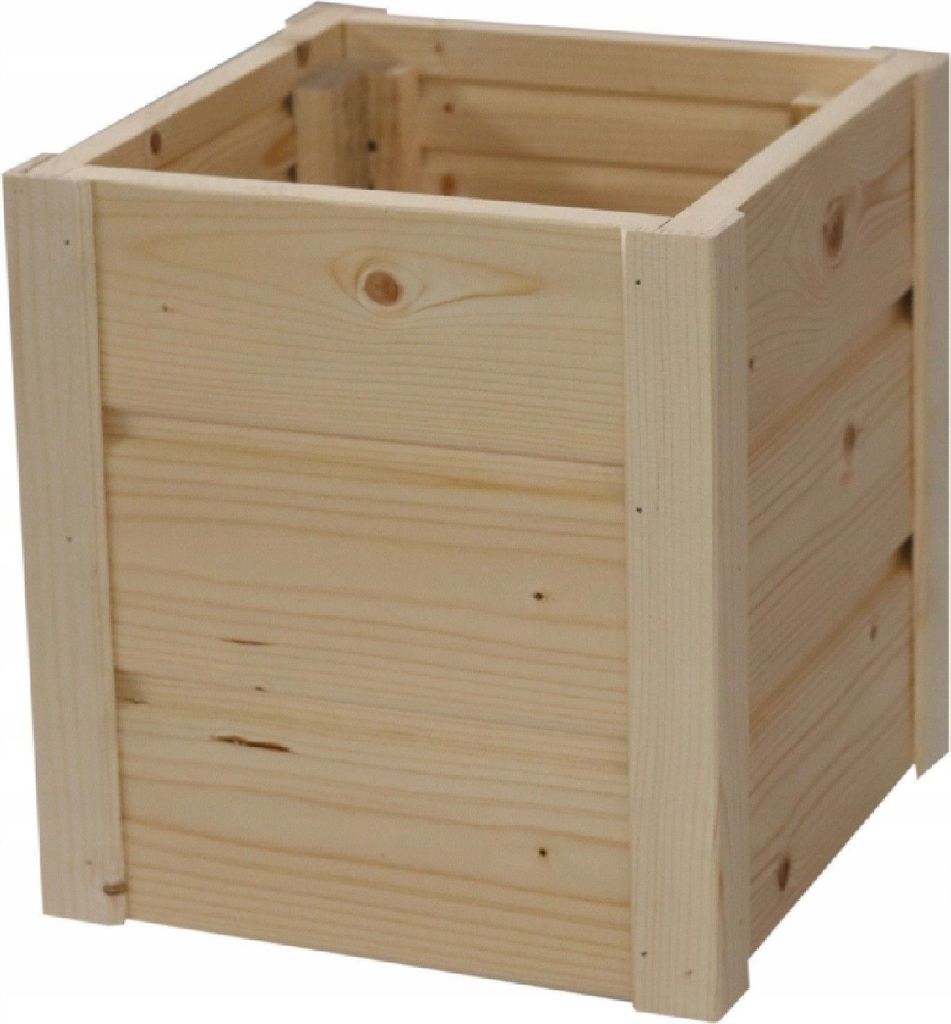 Blumentopf mit Folie Kasten Pflanzkübel Blumenkübel Pflanzentopf 30x30x35cm 9893