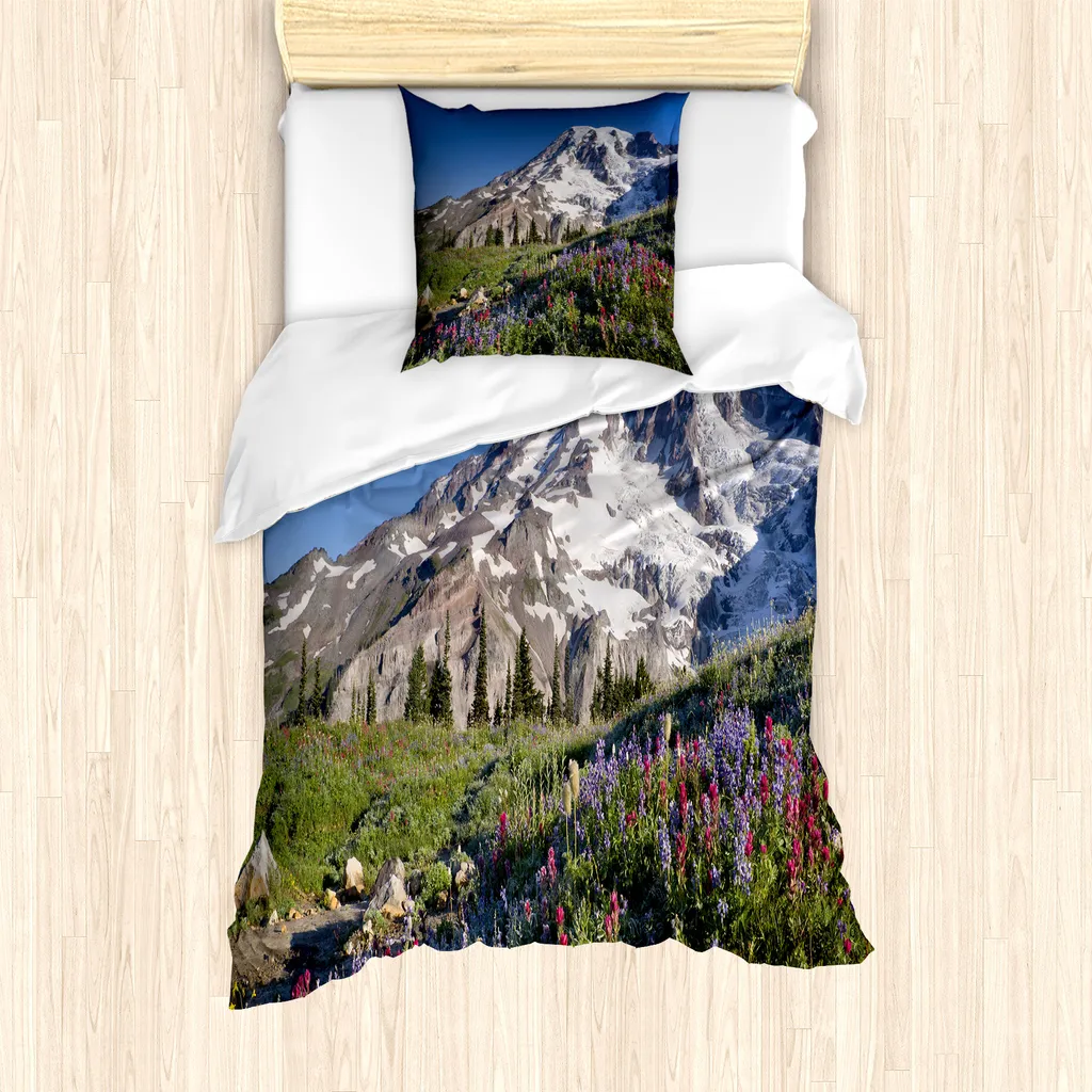 Set Copripiumino ABAKUHAUS Wildflower 135x200 Antiacaro | Offerta Letto