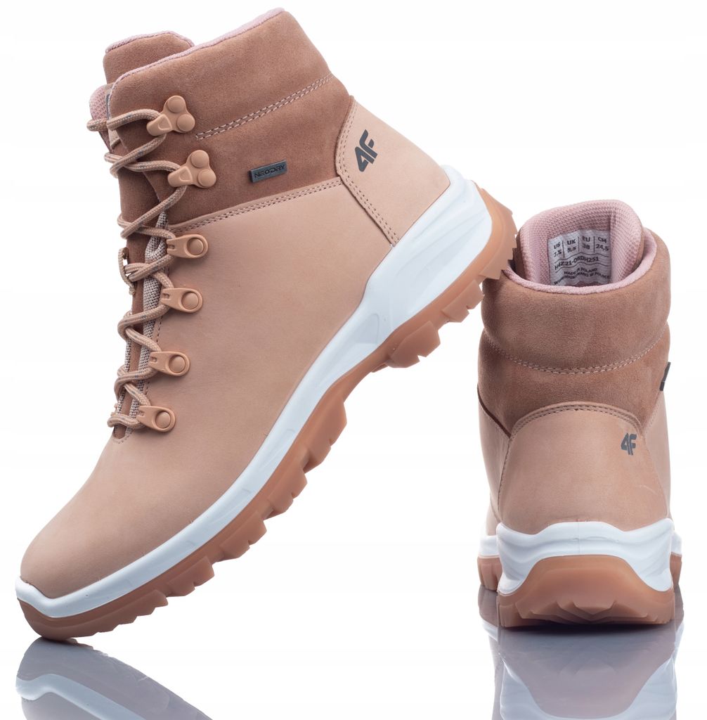4F Damen OBDH251 Trekking Shoes,Damenschuhe Winter Boots, Wasserdicht EU 36