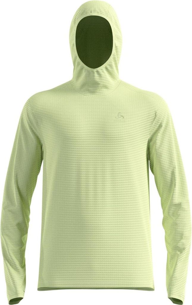 The Essentials Thermal Hooded Running Mid Layer shadow lime (40440) M