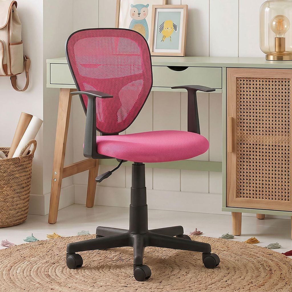 Schreibtischstuhl Kinder STUDIO ergonomisch, Pink - Produktbild 
