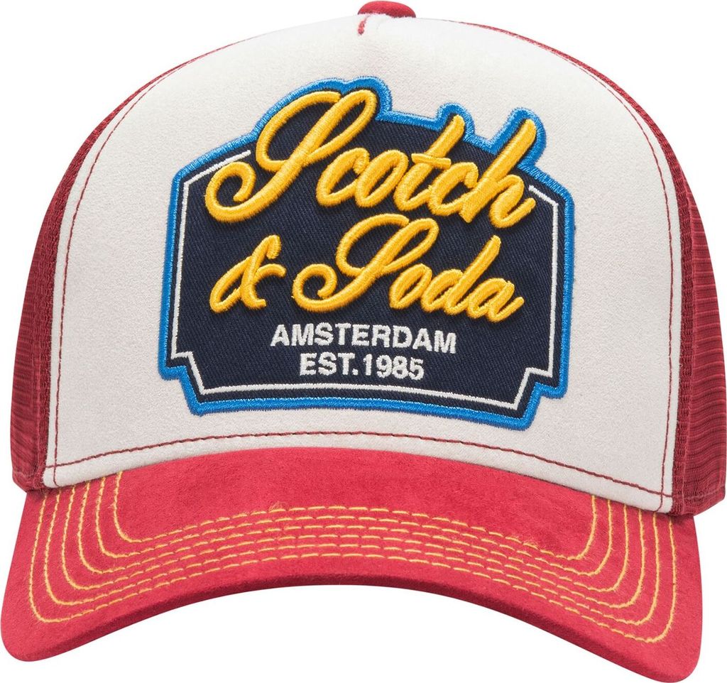 Scotch & Soda Arena Adjustable Trucker-kappe Rot Mann Rot One Size