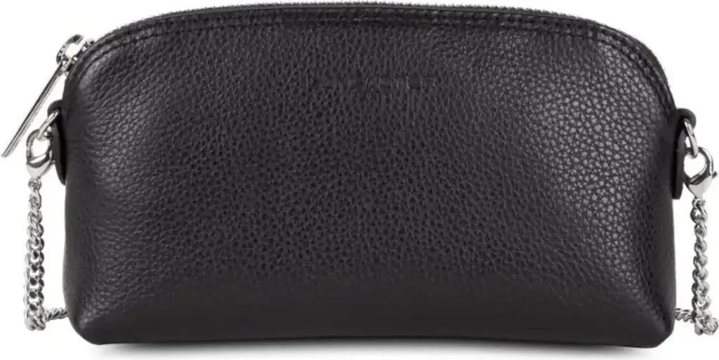 Porte-monnaie Lancaster Paris PM Cuir Noir pour Petit Sac et Voyage