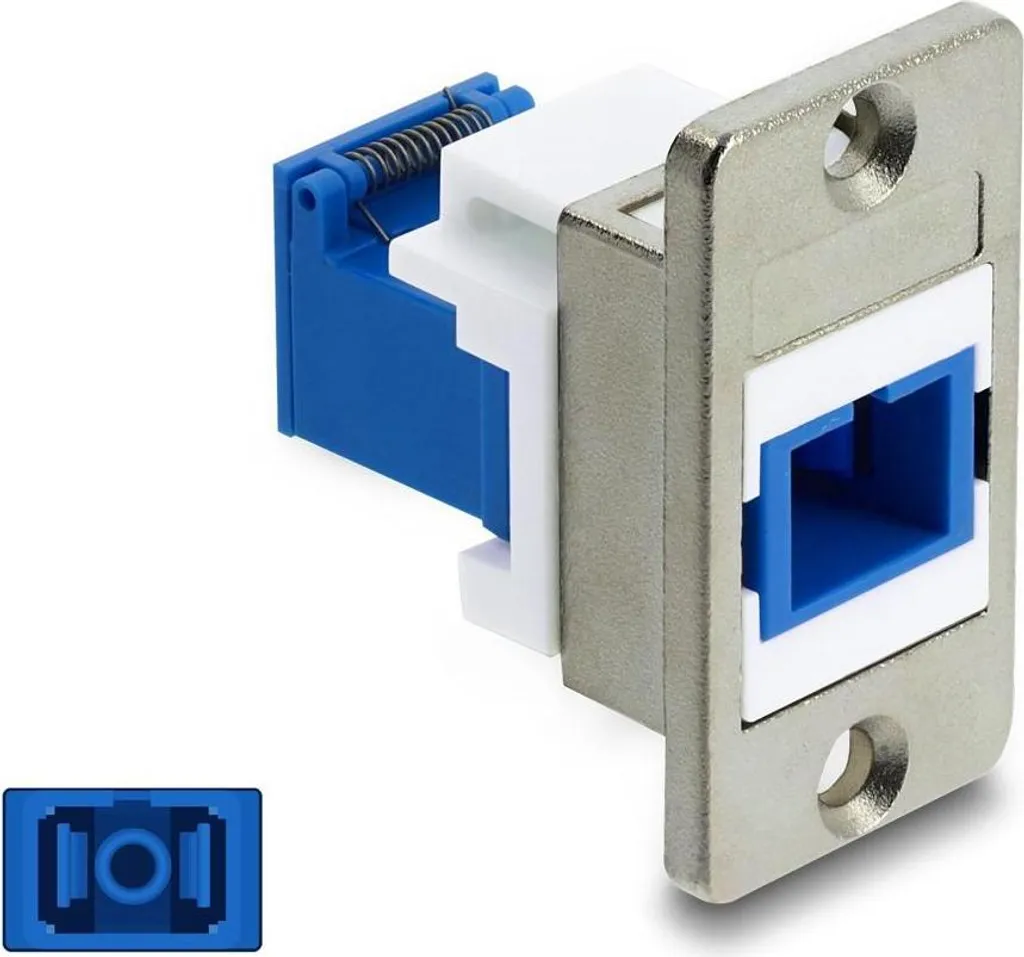 Traversée de Cloison SC Simplex avec Protection Laser pour Panneau