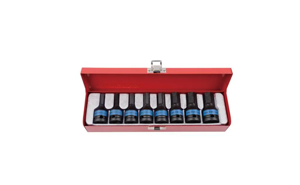 Set 8 Bussole Hex 1/2 King Tony | H5-H19 Professionale per Meccanica