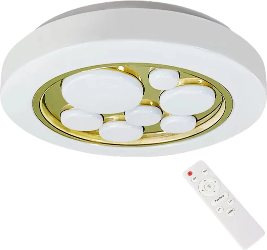 Milagro ML8128 Bubbles Gold: Plafoniera LED di Lusso 39 cm Dimmerabile