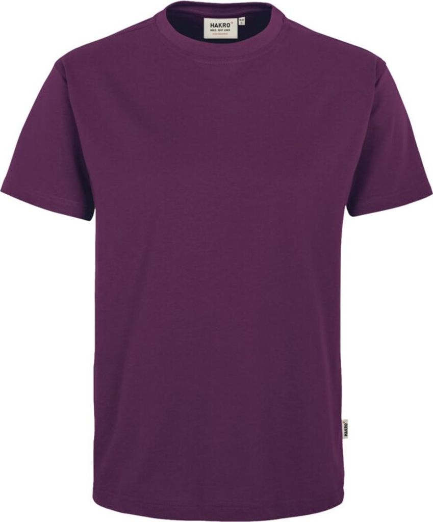 HAKRO T-Shirt Mikralinar Herren #281 Gr. XL aubergine Produktbild 