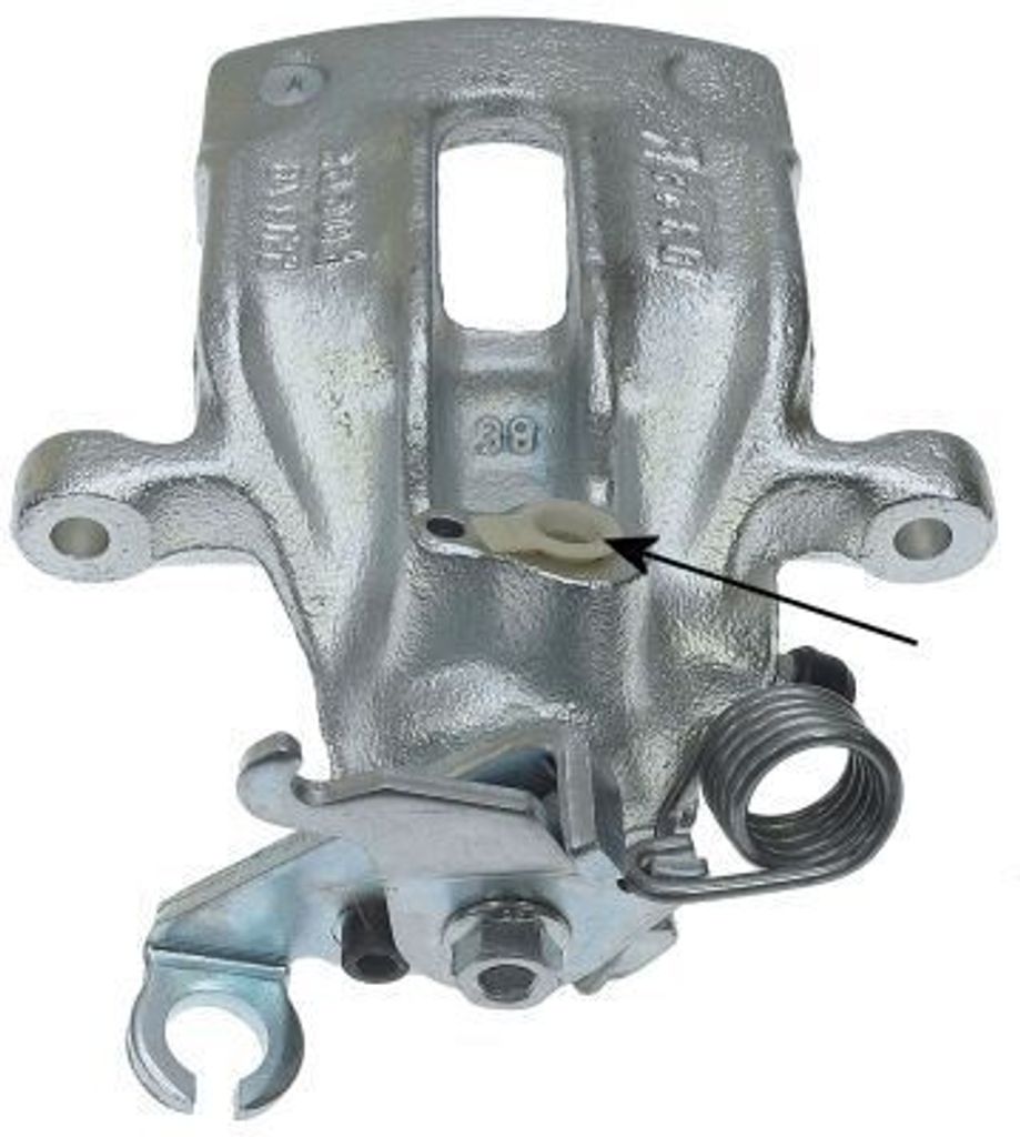 TEXTAR Bremssattel Hinten Links für VOLVO V40 Kombi (645) Ø38mm Grau 38048700