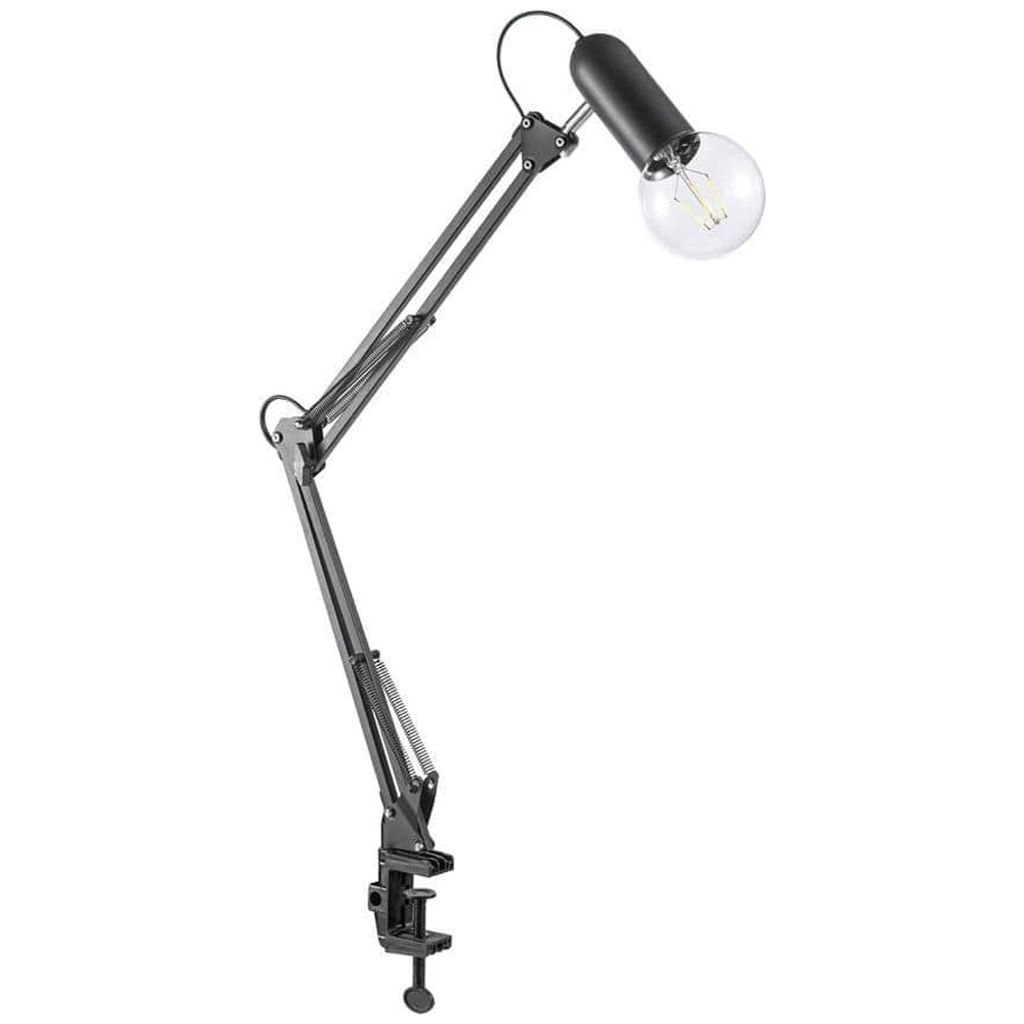 LeuchtenDirekt Klemmleuchte Turn Me Schwarz max. 60W E27 Produktbild 