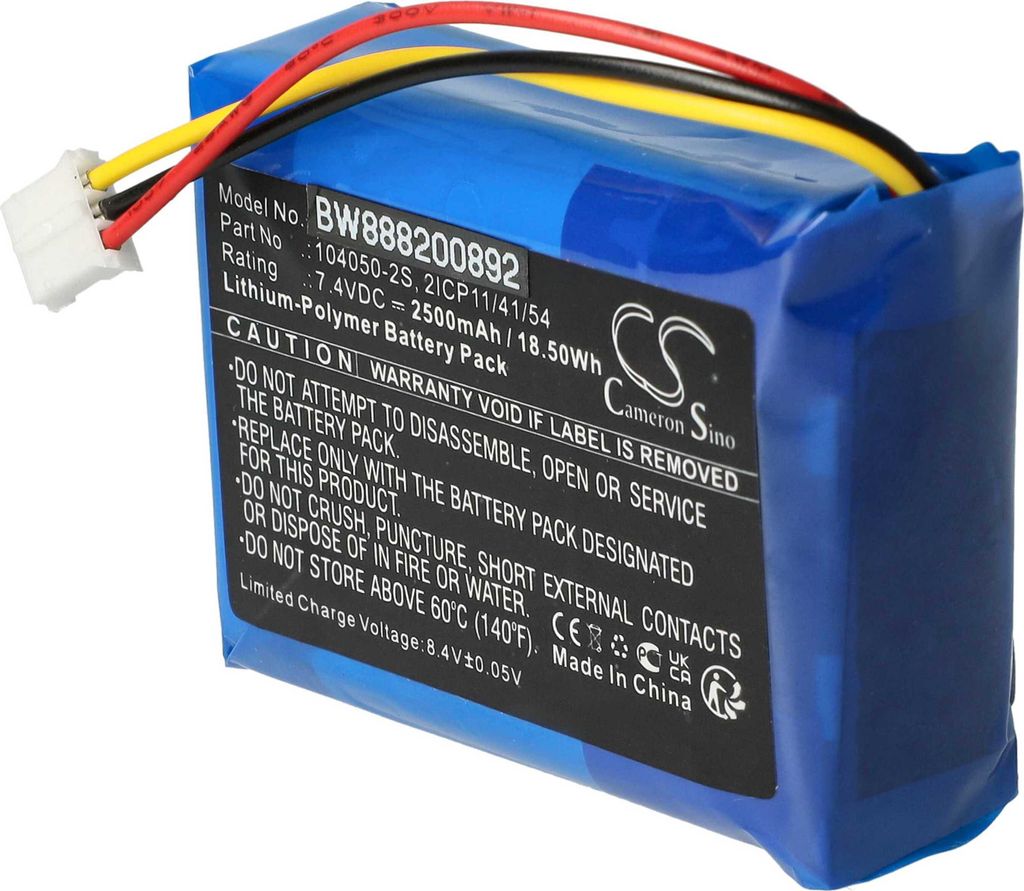 vhbw Akku kompatibel mit Philips Fidelio Soundbar HTL9100 Lautsprecher Boxen Speaker (2500 mAh, 7,4 V, Li-Polymer)