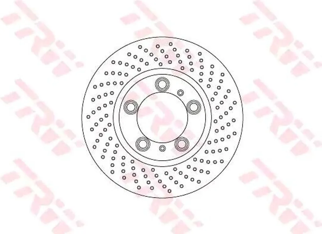 Pièce freinage Porsche Boxster 981 : Disque de frein TRW 315 mm DF6779S