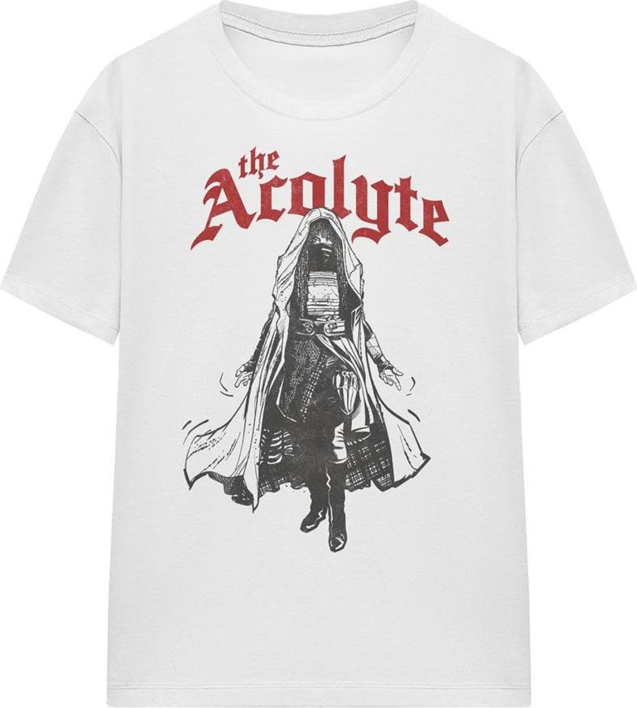 Star Wars: The Acolyte - "High Republic Dark Side" T-Shirt für Damen TV24055 (XXL) (Weiß)
