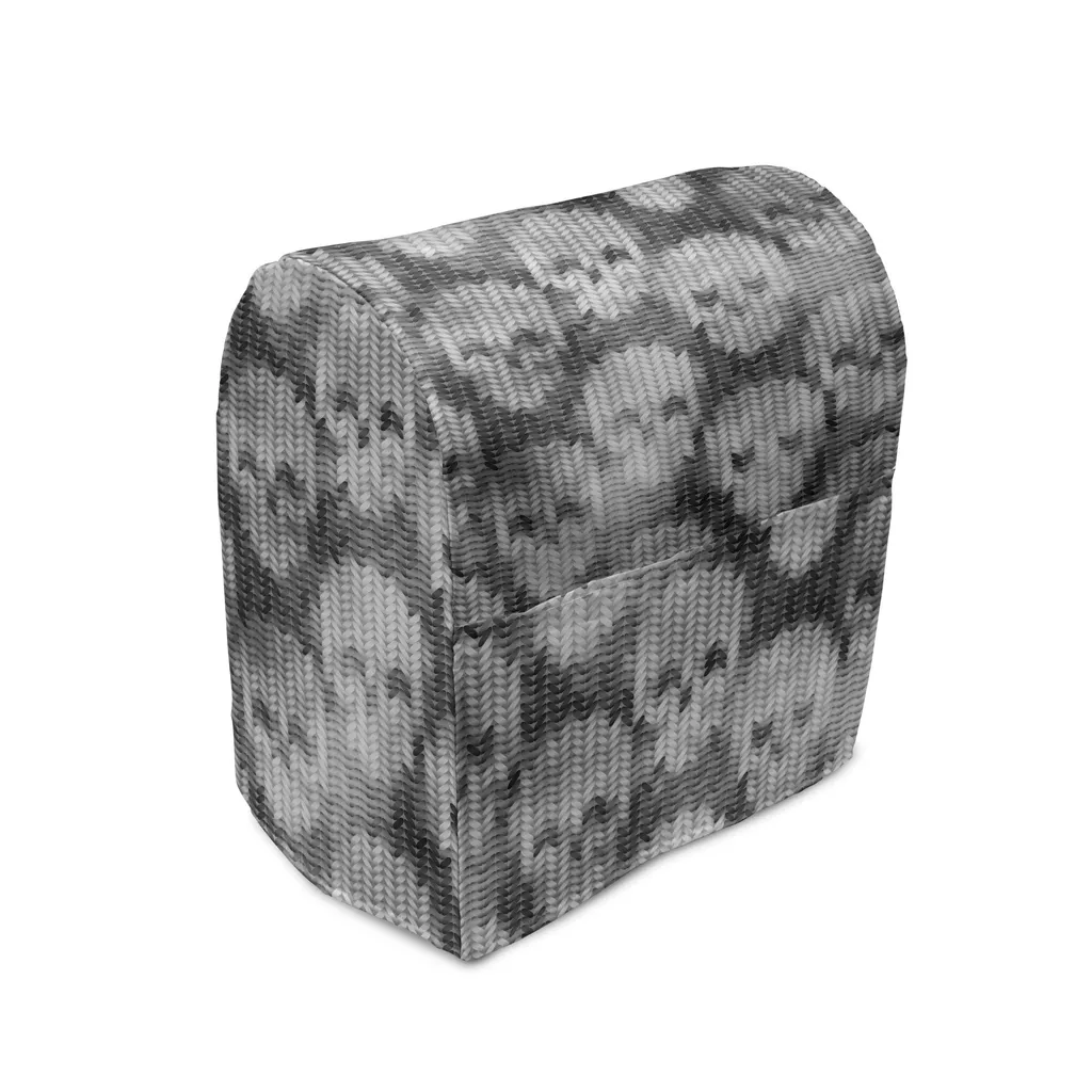 Couvercle de protection pour blender et mixeur motif crâne gris-noir