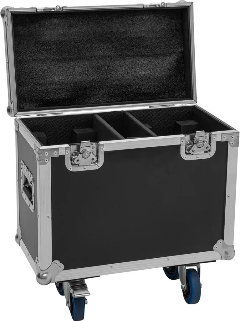 Flightcase de transport pour tournée avec 2 lyres TMH-B120 sur roues