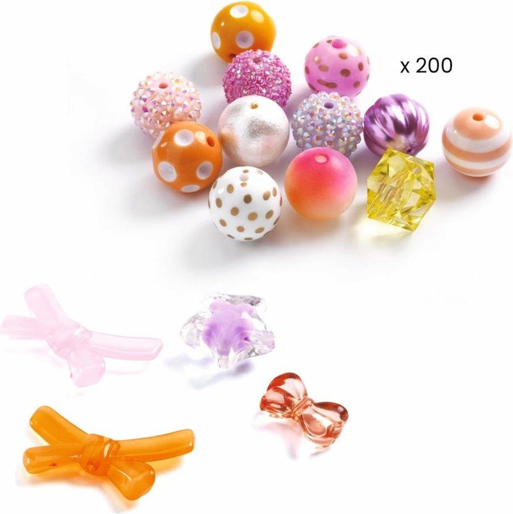 Djeco-Schmuck basteln: Kugeln Gold