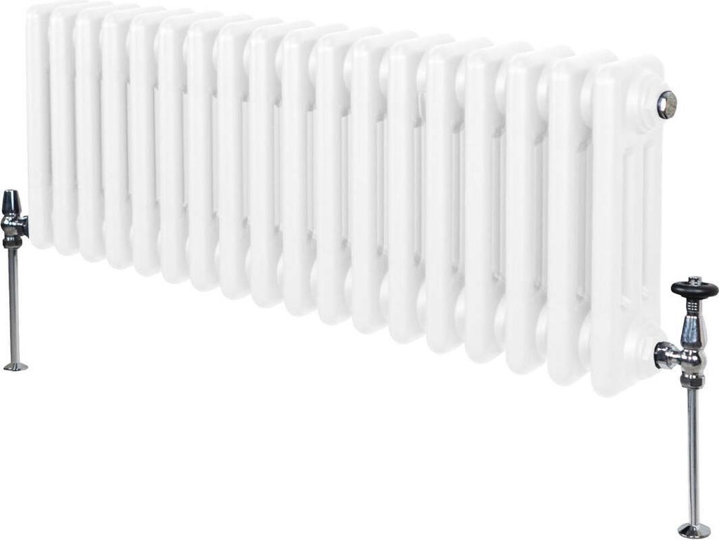 Radiatore tradizionale a 3 colonne - 300 x 832 mm - Bianco Immagine del prodotto 
