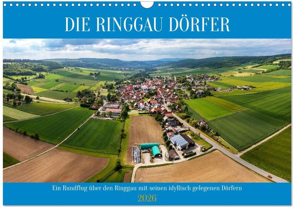 Die Ringgau Dörfer (Wandkalender 2026 DIN A3 quer), CALVENDO Monatskalender