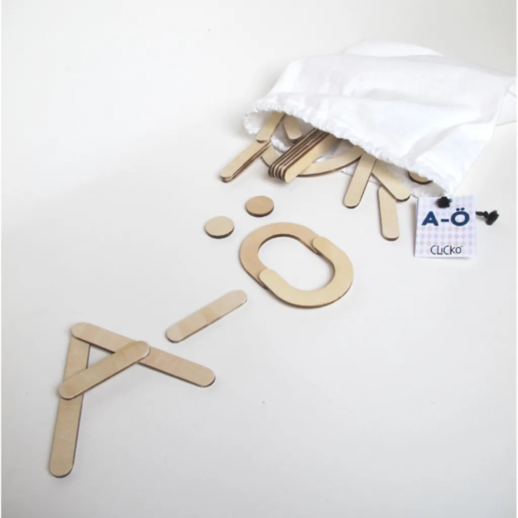 Lettres en bois alphabet 88 pièces EDUPLAY pour éveil scolaire