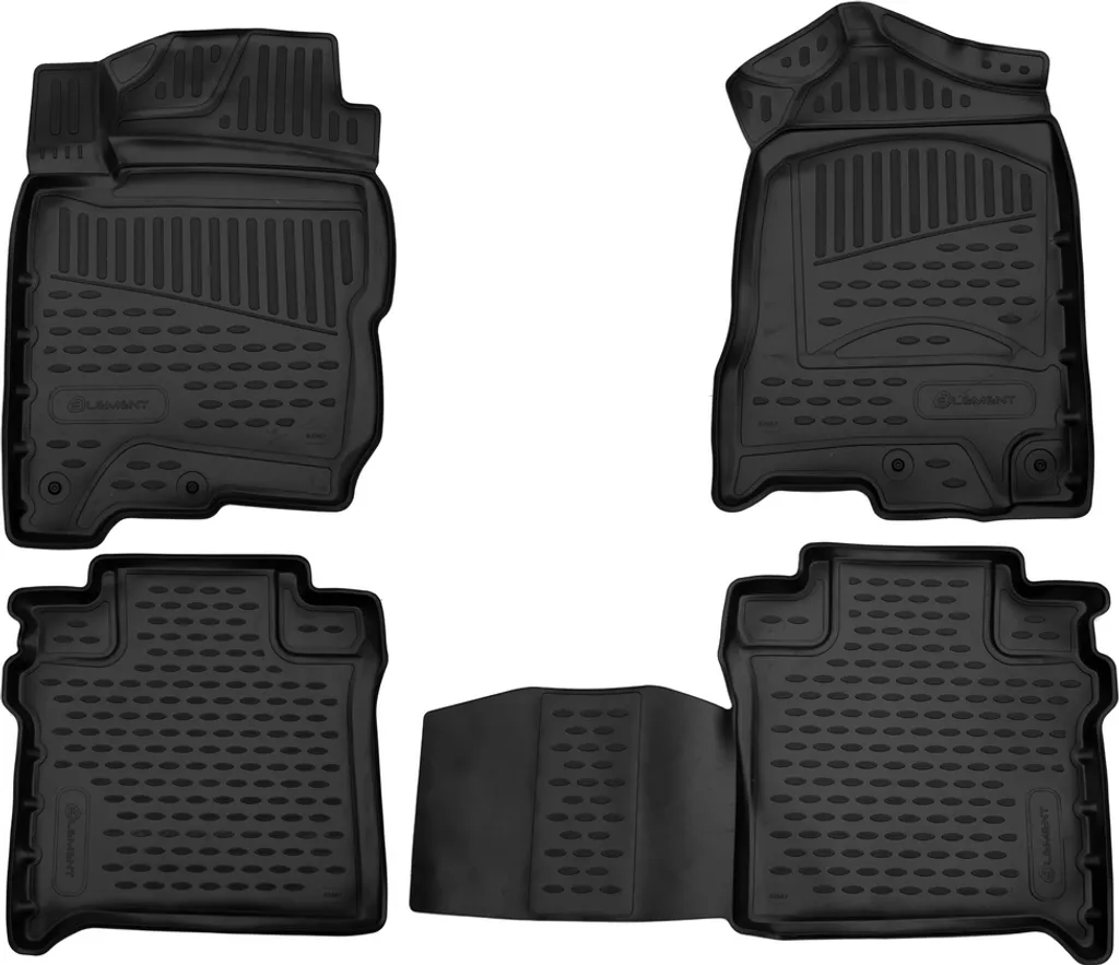 Tappetini Auto Gomma per Nissan Titan XD 2016-2018 | Facili da Pulire