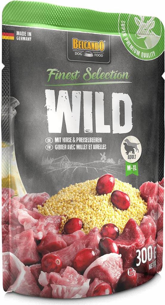 BELCANDO® Gibier avec millet & airelles 6x 300g Image du produit 