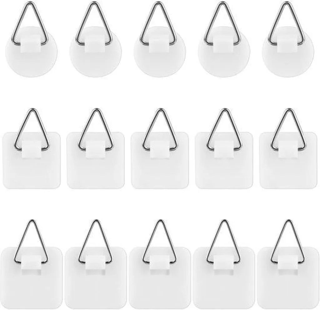 Cadres photo sans perçage 3 formes géométriques pour imagerie moderne