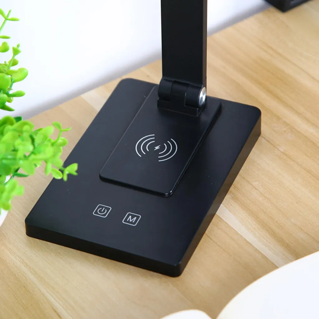 Lampe de lecture LED pour bureau étudiant pliable avec 3 modes USB