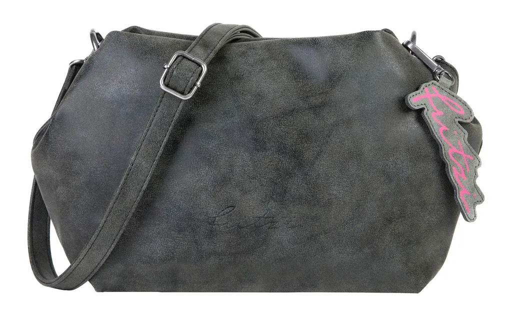 Borsa Tracolla Fritzi aus Preußen Joshi03 Black Idol Vintage Vegan