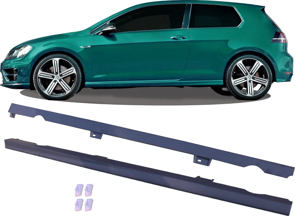 Relooking sport pour Golf 7 : Bas de caisse latéraux pour tous modèles 2012