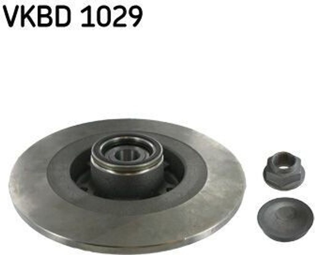 SKF VKBD 1029 Bremsscheibe OE 432028136R kompatibel mit Scenic