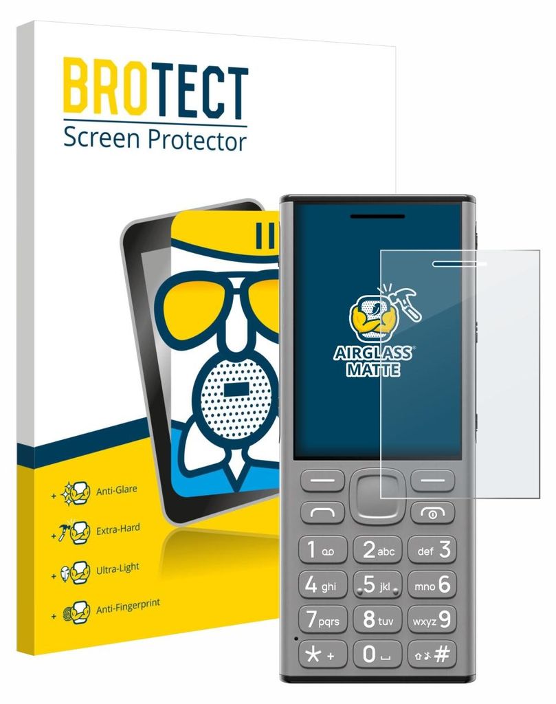 BROTECT Entspiegelungs Schutzglas für Nokia 130 Music Schutzfolie Panzer Folie Glas Display Schutz matt