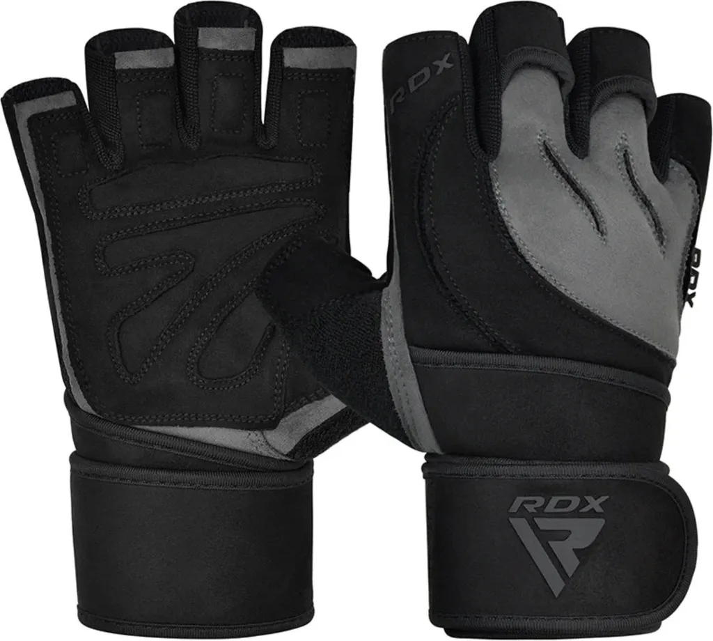 RDX Sports Gants de fitness L4 - Gris XL - Protection Musculation