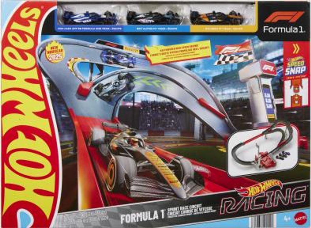 Hot Wheels pista da corsa Starter Trackset auto giocattolo Immagine del prodotto 