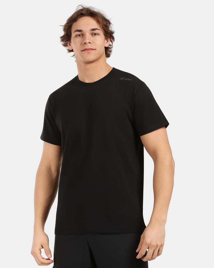 Herren-Baumwoll-T-Shirt Kilpi PROMO-M, SCHWARZ, Größe S