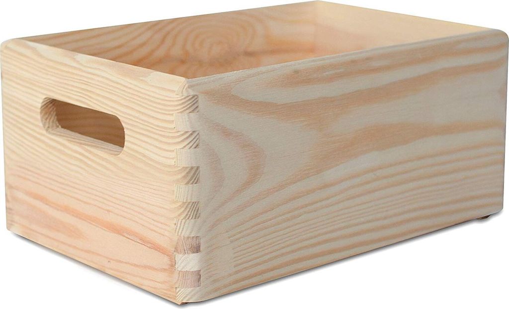 Creative Deco Veľká Drevená Debna Košík na Ovocie | Obrázok produktu 