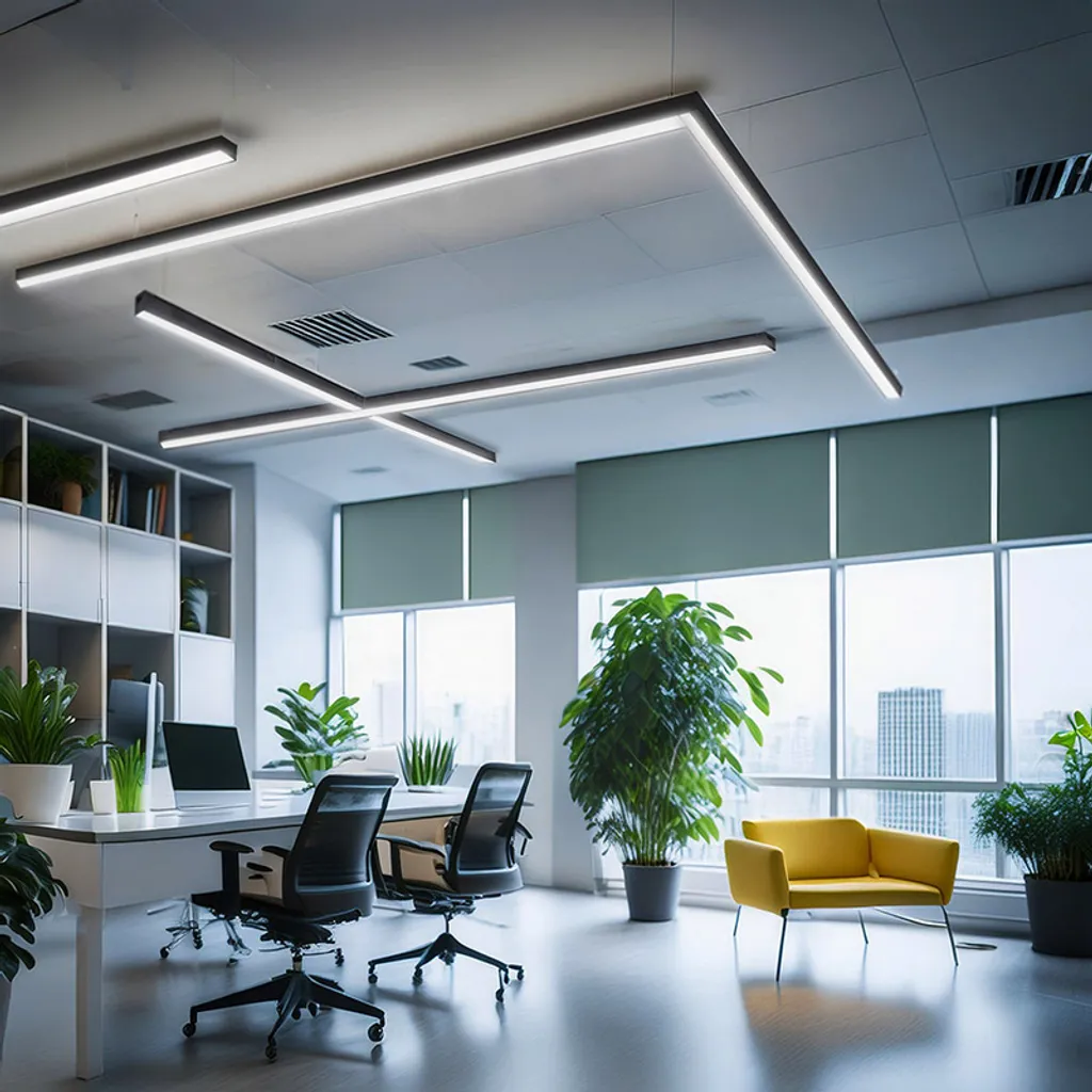 Apparecchio a soffitto lineare a LED Solight WO2002 36 W 3420 lm 4000 K nero - collegabile - 6