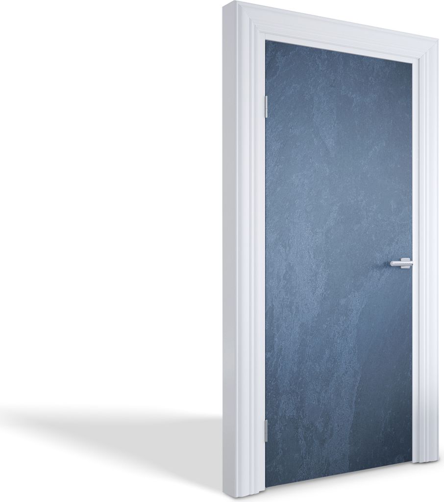 Innentür Folie Modern Selbstklebende Wandsticker Personalisiert - Blaue Textur - 95 x 205 cm