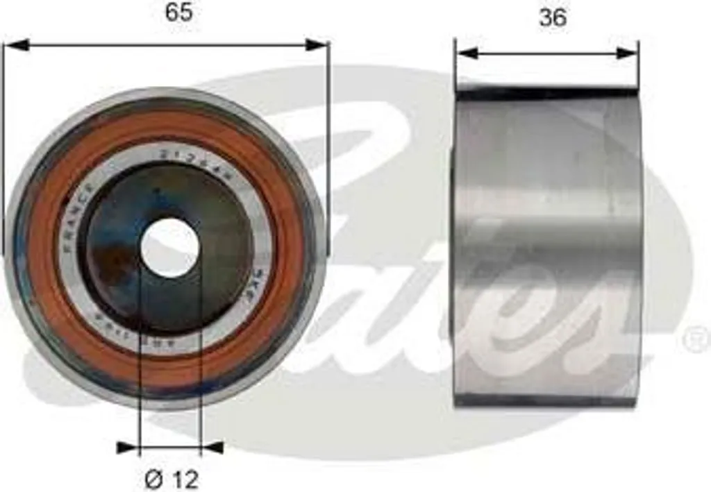 GATES T42185 Galet de Renvoi de Courroie Crantée OE 083025 pour C5