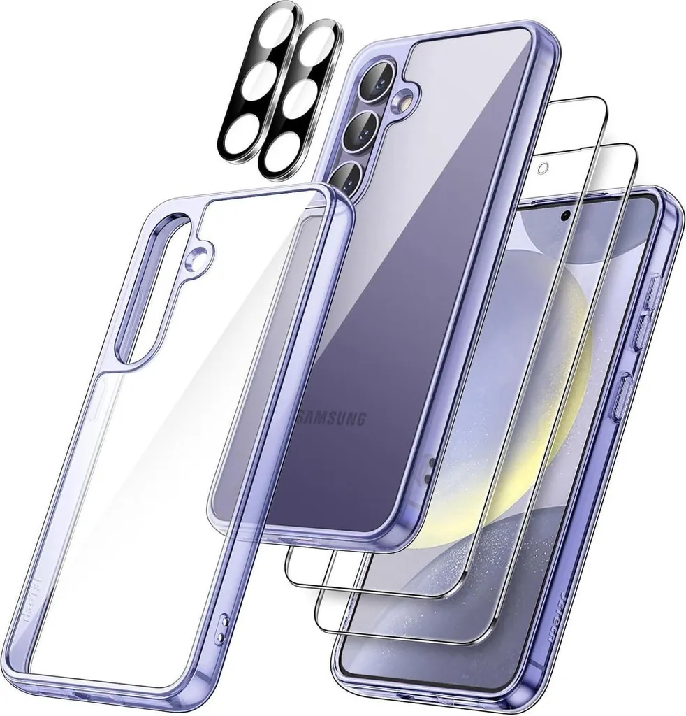 Kit Protezione Samsung Galaxy S24+ Viola - Idea Regalo Utile